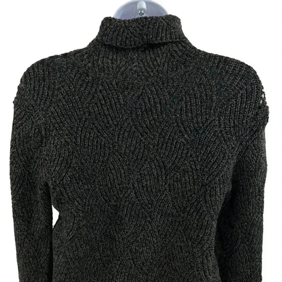 Sundance S Womens Cowl Neck Ribbed Dimensions Sweater Knit Cotton Silk Blend - Picture 6 of 16